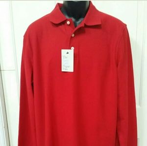 New Men's Polo Shirt Red Sz XL Tall